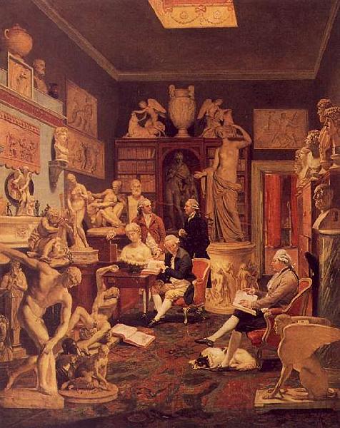  Johann Zoffany Charles Towneley's Library in Park Street